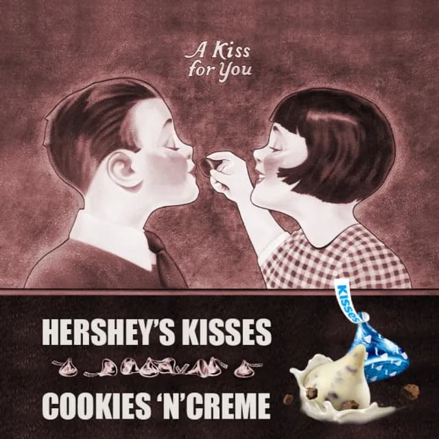 【Hersheys 好時】Kisses巧酥可可風味水滴82g(情人節 聖誕節 送禮推薦)