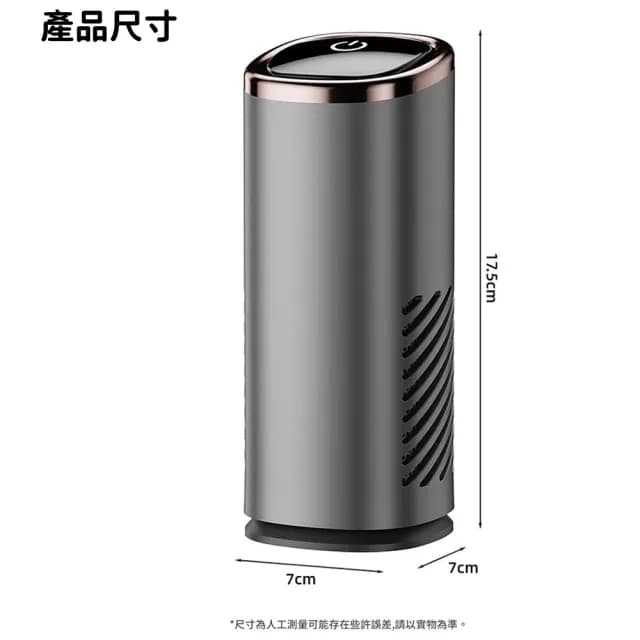 【YIZ藝匠】車載空氣凈化器 除二手煙異味 香薰功能(三檔調節 H13級HEPA濾芯 負離子凈化 USB便攜式)