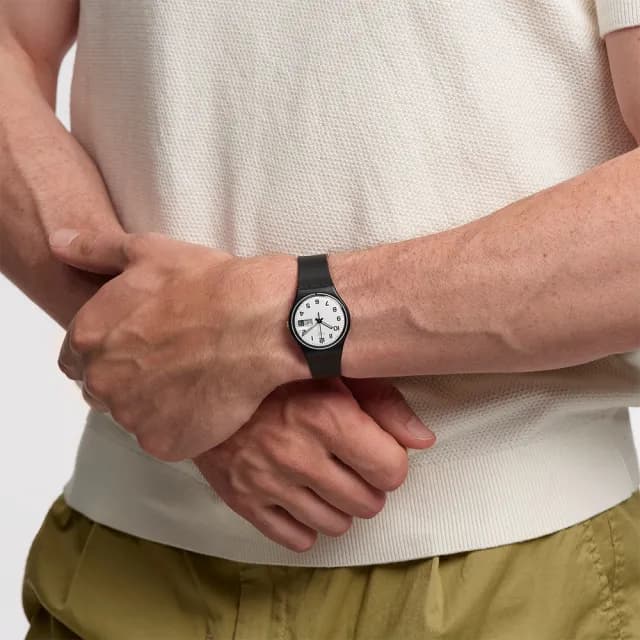 【SWATCH】ONCE AGAIN 經典手錶/男錶/女錶/瑞士製造 GB743-S26(34mm)