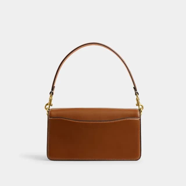 【COACH】蔻馳官方直營 TABBY 26 單肩手袋 單肩包 肩背包-B4/棕黃色(CAM86)