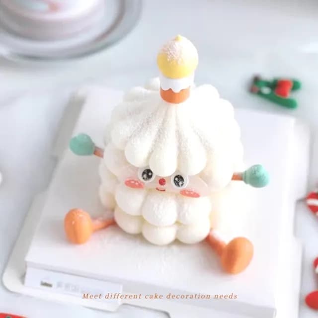 【表情蠟燭】蛋糕裝飾軟膠6件套(造型蛋糕 蛋糕插卡 插旗 生日插牌 擺件 烘焙 派對 慶生 佈置 兒童)