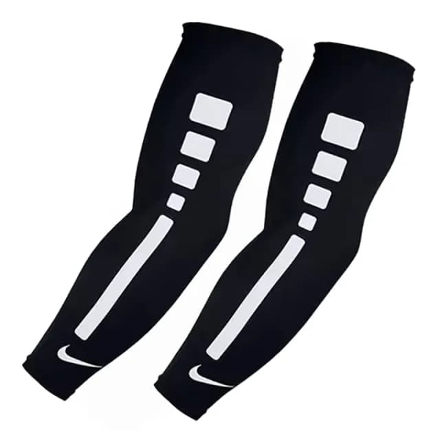 【NIKE 耐吉】PRO ELITE 黑色運動臂套2.0 抗UV護肘 白色防曬袖套 女友老婆生日告白禮物(N0003146027SM)