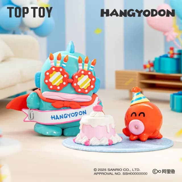 【YENDAR 研達】人魚漢頓生日大快樂 (6入/中盒)(跟人魚漢頓一起過生日吧!)