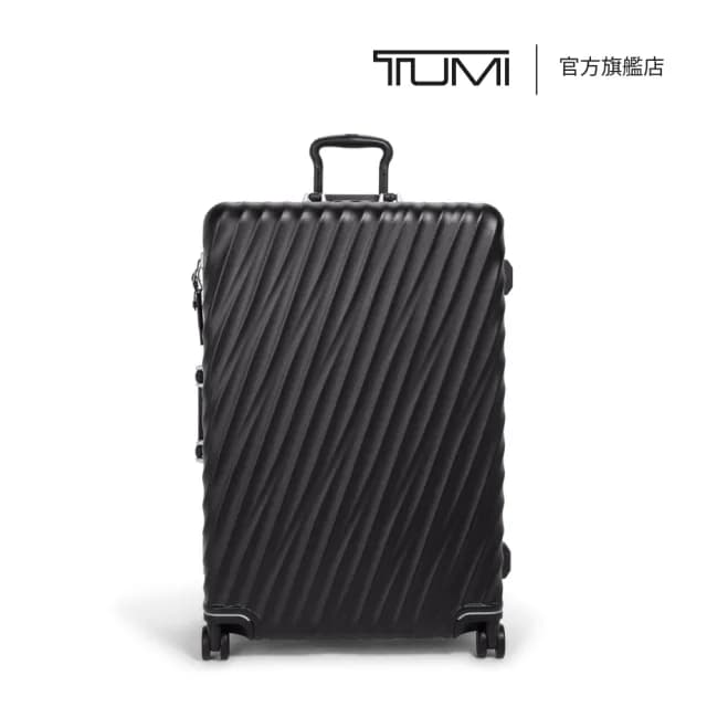 【TUMI】19 Degree 30 吋長途航線托運行李箱 - 黑色紋理(TSA 鋁框版)