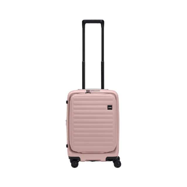 【LOJEL】CUBO 21吋 嫩粉色 前開式擴充拉鍊拉桿箱(行李箱 旅行箱 登機箱)