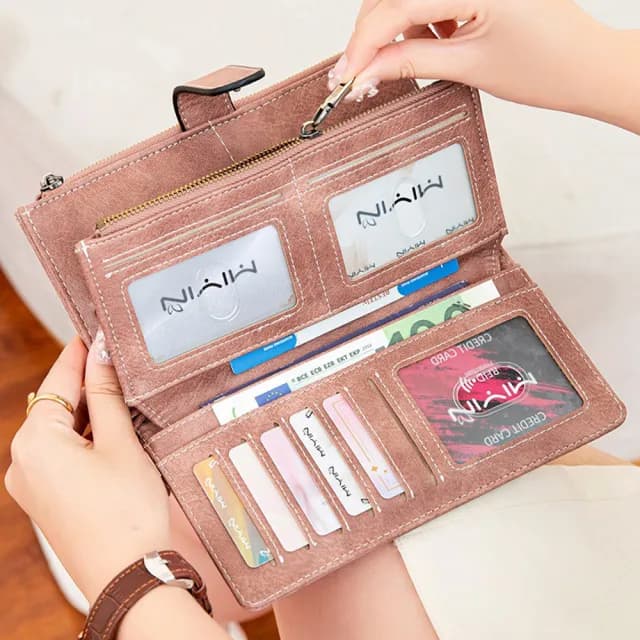 【KT DADA】雙11 韓系長夾 皮夾 長夾 錢包 大容量 多卡位 手拿包 簡約百搭