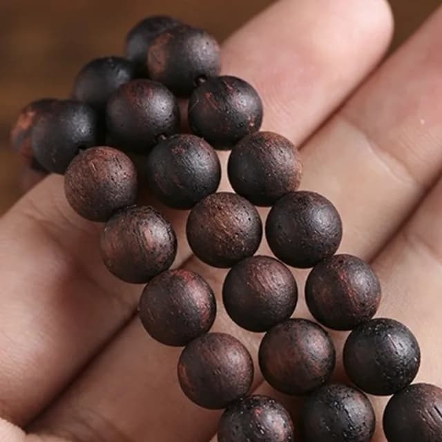 【MoonDy】雙11 降真香手串 佛珠手鍊 108顆念珠 8MM圓珠多圈手鍊 百搭飾品