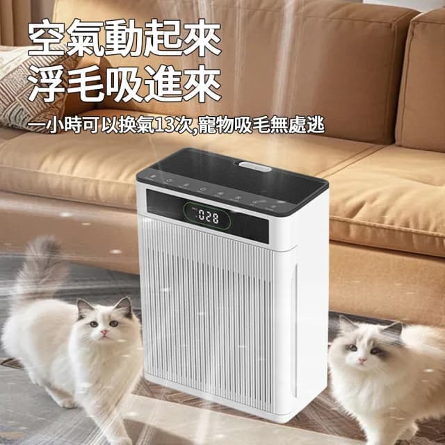 【小山THL】寵物空氣清淨機 空氣淨化器 空氣循環清淨機(除異味/殺菌除臭/靜音節能/負離子淨化/強效吸毛)