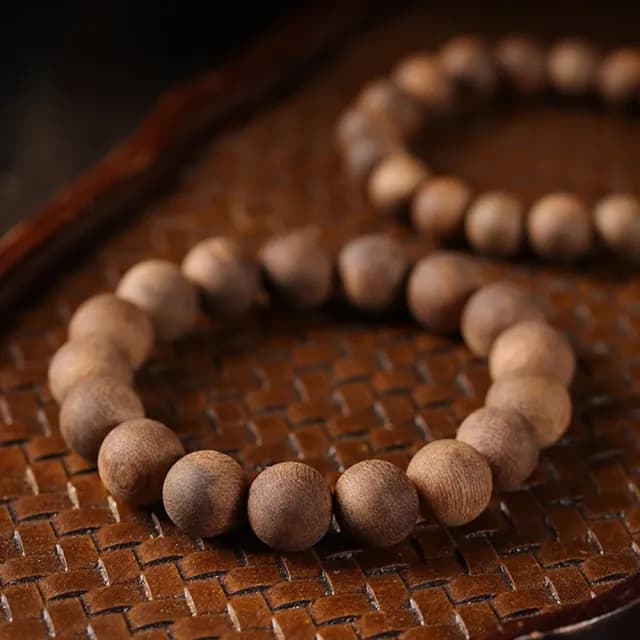 【MoonDy】雙11 綠奇楠沉香手鍊 圓珠單圈手串 新中式 手飾 手串 手鍊 佛珠飾品