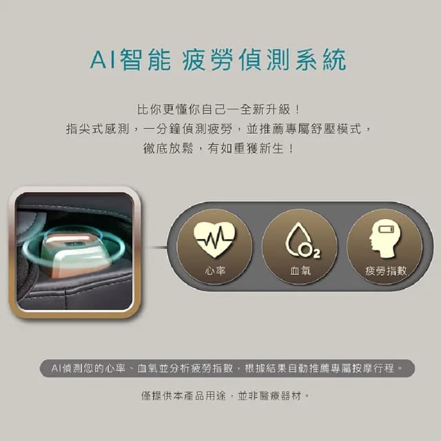 【TAKASHIMA 高島】雙力士AI智能椅(平躺/3D雙機芯/足底滾輪/溫熱/零重力按摩椅/A-8210)