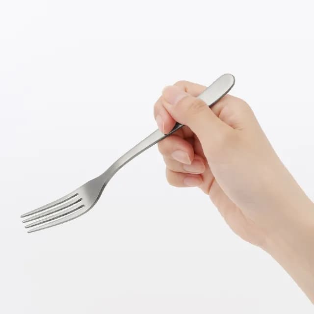 【MUJI 無印良品】不鏽鋼餐具/點心叉 約16cm