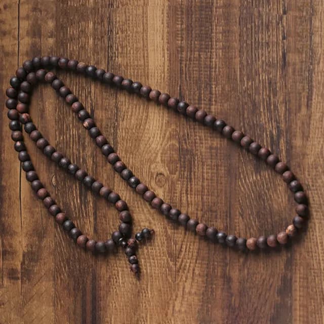 【KT DADA】雙11 佛珠手鍊 108顆念珠 8MM圓珠多圈手鍊 降真香手串 百搭飾品