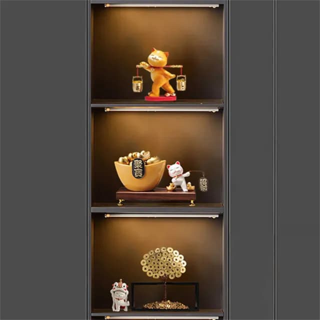 【超微米】八方來財搖錢樹 金錢發財樹 醒獅招財貓桌上擺飾 前臺擺件 辦公室裝飾品 喬遷禮品(發財搖錢樹)