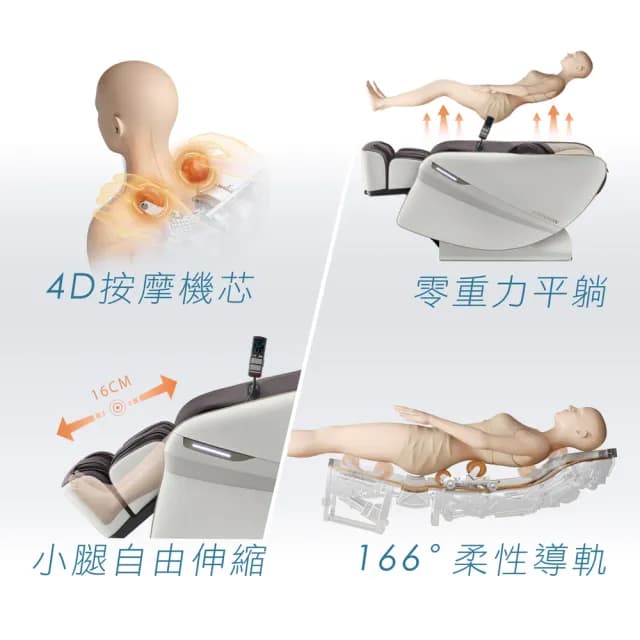 【JOHNSON 喬山】JOHNSON 好風光按摩椅︱A366雙11