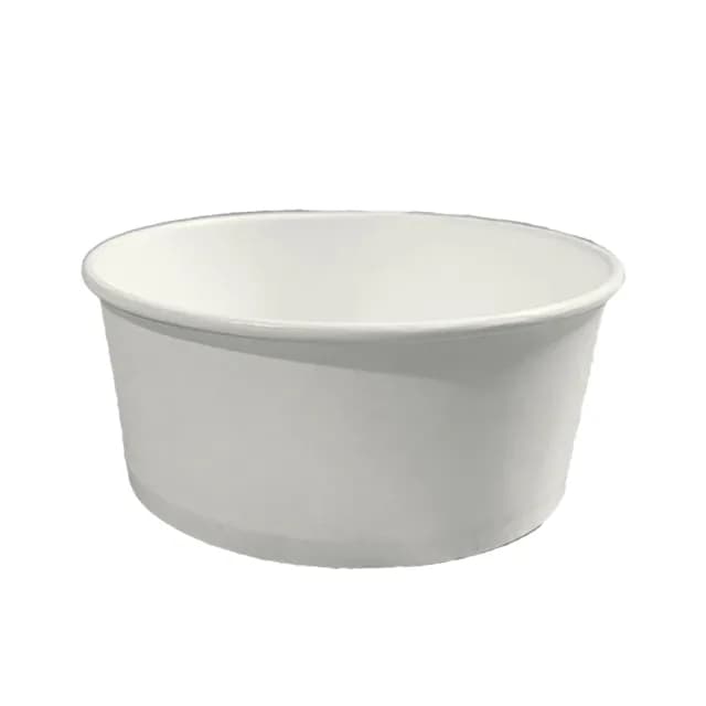 【CLEAN 克林】850cc環保無塑圓形餐盒 50組(可微波 扁碗 紙碗 植纖碗 免洗餐具 紙餐盒 保鮮盒)