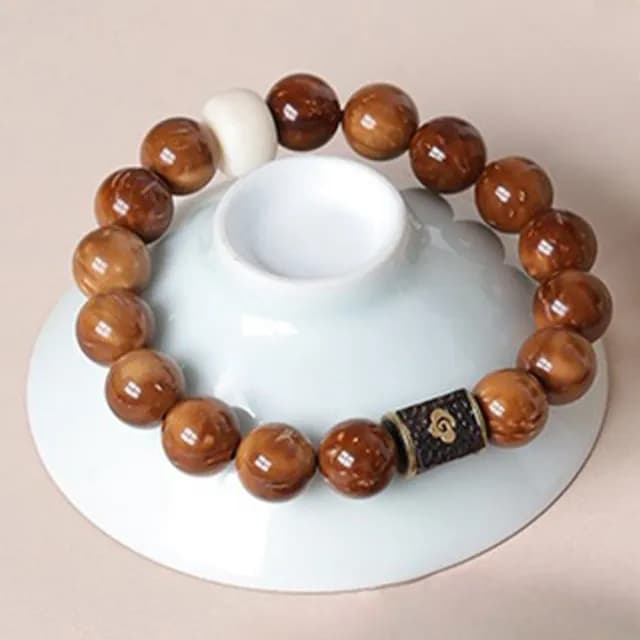 【KT DADA】雙11 黑檀背雲珠手飾 文玩 根付鹿角飾品 配飾 庫克菩提手串 圓珠串珠手鍊