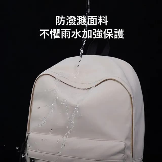 【Janyo】日系大容量雙肩包 國中學生書包 簡約休閒後背包 旅行背包 交換禮物(無掛件)