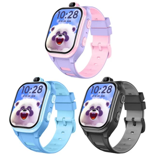 CW-46 PLUS AI智慧 4G通話 曲面螢幕 兒童手錶 4G+64G(AI繪圖 台積電晶片 PLAY商店 LINE來電通知 前攝鏡頭)