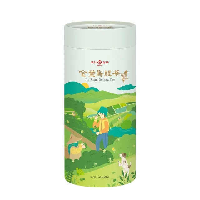 【天仁茗茶】台灣茗品金萱烏龍茶茶葉450g