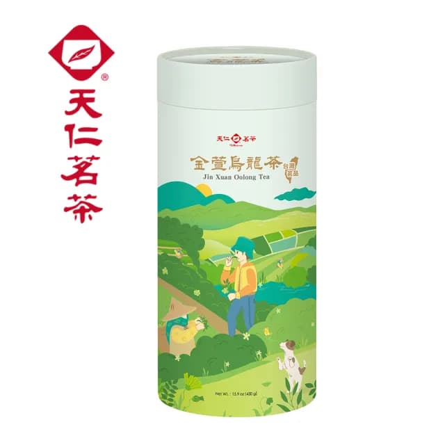 【天仁茗茶】台灣茗品金萱烏龍茶茶葉450g