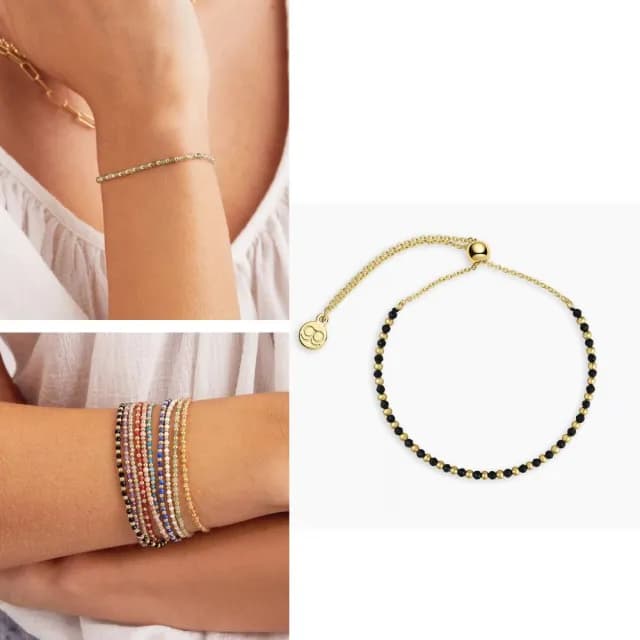 【GORJANA】天然能量寶石手鍊(多款守護幸運石)