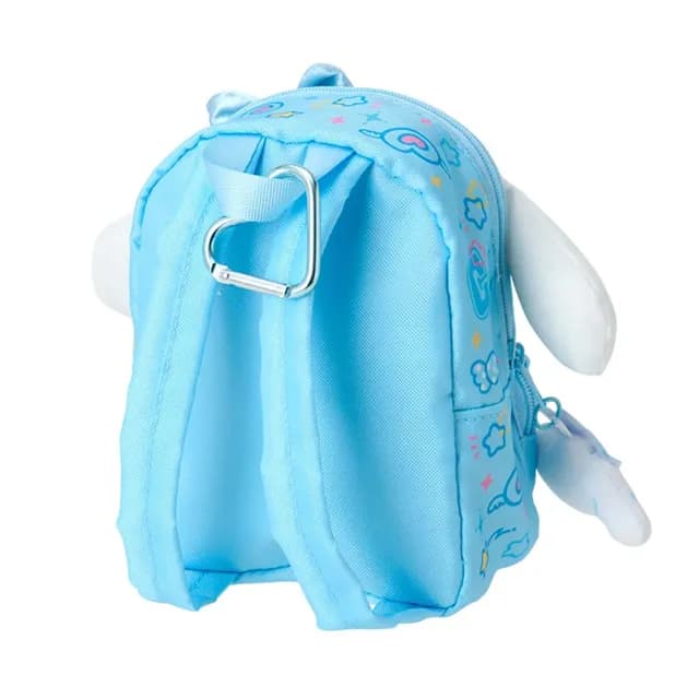 【SANRIO 三麗鷗】雙11 心動學園祭系列 迷你書包造型收納包附鎖圈 零錢包 大耳狗