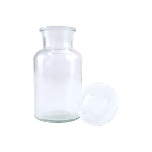 玻璃瓶罐 生態玻璃瓶 玻璃瓶 玻璃花器 糖果罐 180-GB250 實驗耗材賣 寬口玻璃罐(擴香玻璃瓶 透明收納罐)