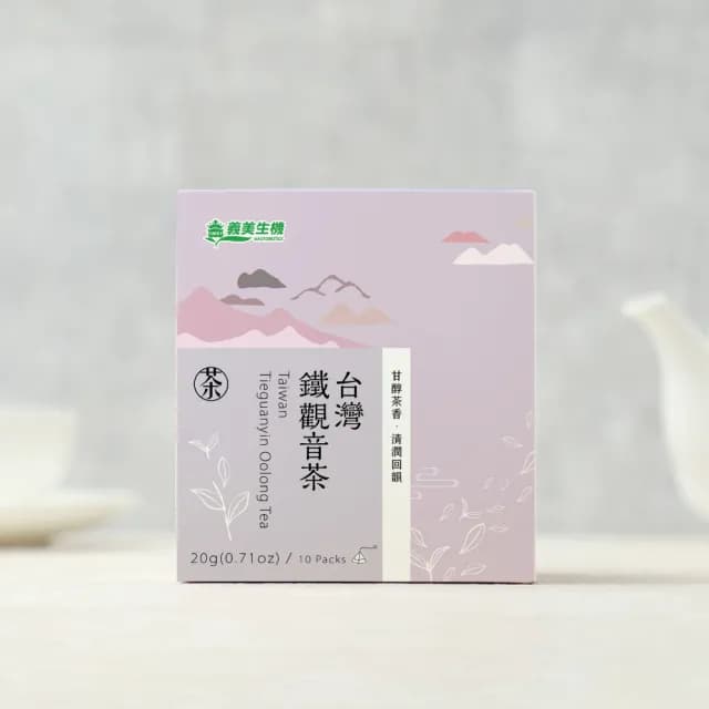 【義美生機】台灣鐵觀音茶2g*10入(三角立體茶包)