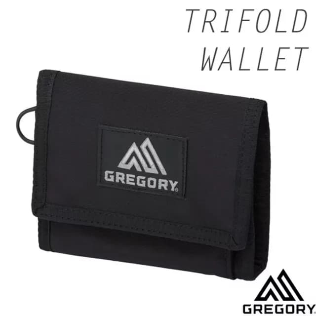 【Gregory】TRIFOLD WALLET 三折式皮夾.短夾.零錢包.鈔票夾.證件袋(135107-1041 黑)