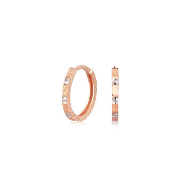 【Just Diamond】鎮金店 18K玫瑰金手鍊/項鍊/耳環 任選(網路限定)