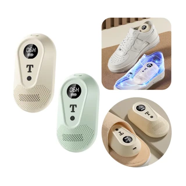 【OMG】便攜式臭氧除臭器 鞋子除臭器 家用冰箱去味除臭器 空氣淨化器(鞋櫃/衣櫃/冰箱多場景適用)
