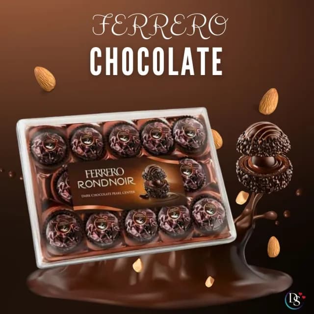 【金莎】黑金莎巧克力禮盒*4(冬季限定版)