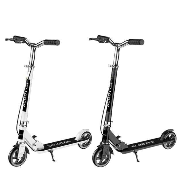 【伊德萊斯】雙煞款 鋁合金可折疊代步滑板車AH-523 雙避震滑板車(代步車 交換禮物)