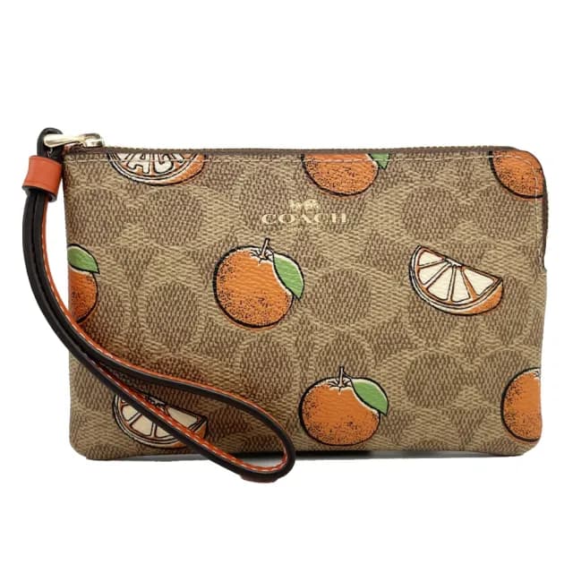 【COACH】C LOGO直紋零錢包/手拿包(多款選一)