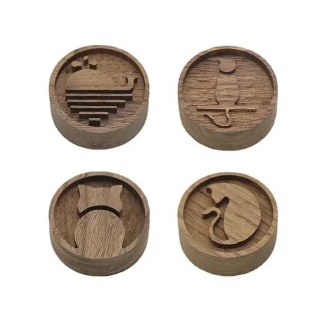 【TWBUY 台灣好購】隨身括香配飾(造型精油擴香木 家用木質擺件 隨身擴香器)