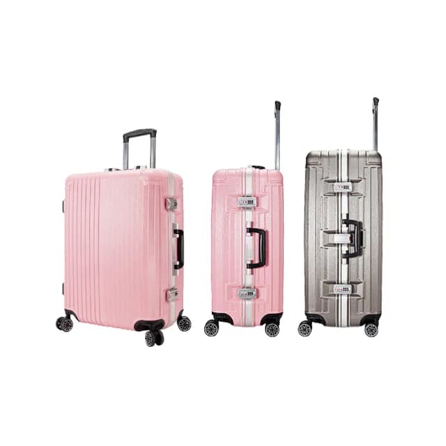 【AOU 微笑旅行】絕美時尚系列 升級版 鋁框箱 29吋100%PC防刮亮面飛機輪旅行箱(TSA海關鎖)