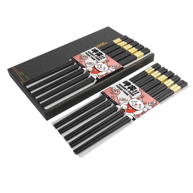 筷子 方筷 餐具 方型筷 環保筷 搬家送禮 防滑筷 公筷 尖頭筷 長筷子 合金筷 27.3cm/10雙(550-CPMBG275-10)