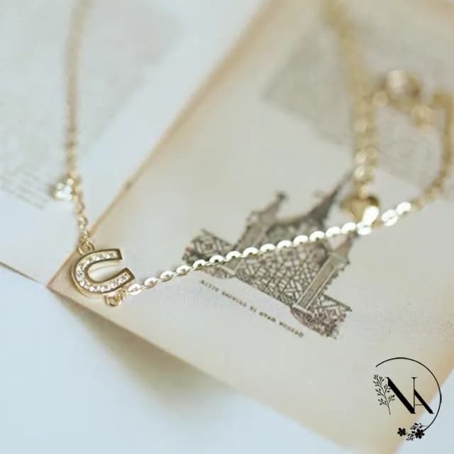 【NANA】雙11 娜娜 滿鑽幸運馬蹄手鍊 N114091803(滿鑽 幸運 馬蹄 手鍊)