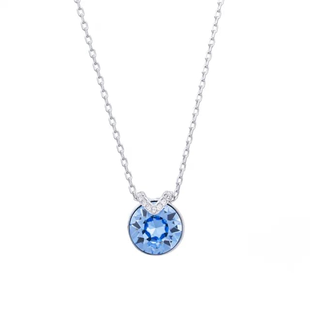 【SWAROVSKI 施華洛世奇】Bella V 藍色水晶鏈墜(限 量 促 銷)