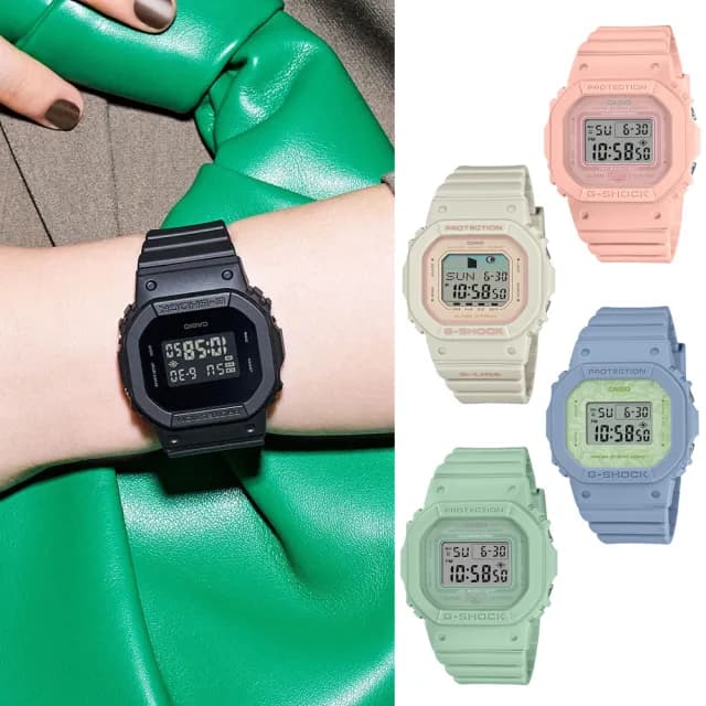 【CASIO 卡西歐】G-SHOCK WOMEN 纖薄輕巧電子錶-10款可選(GLX-S5600/GMD-S5600/GMD-S5610)