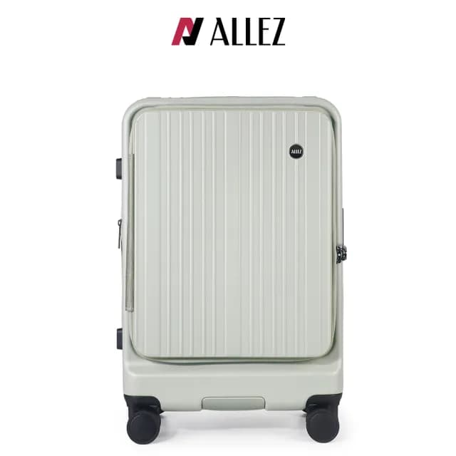 【ALLEZ 奧莉薇閣】25吋 掀旅箱II 前開式 煞車輪 大容量可擴充行李箱(AVT24025)