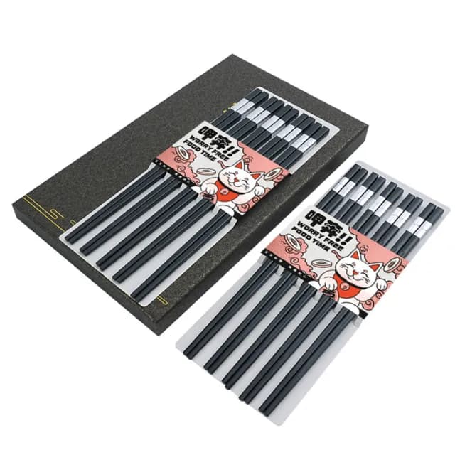 【Life工具】高檔筷子 禮品筷 年節送禮 碗筷 新居落成禮物 130-CPMBS245-10 堅固耐用(家用筷子 筷子)