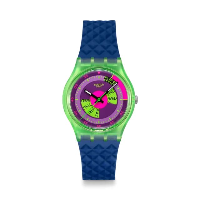 【SWATCH】NEON SKYCHART 經典手錶/男錶/女錶/瑞士製造 SO28G704(34mm)