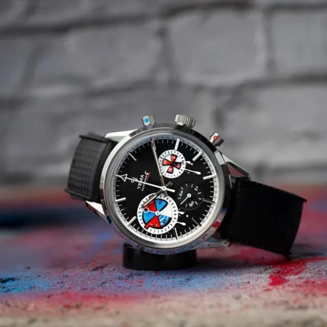 【YEMA】野馬 Yachtingraff seconde  seconde  聯名計時腕錶(YMHF1588-ATPS)