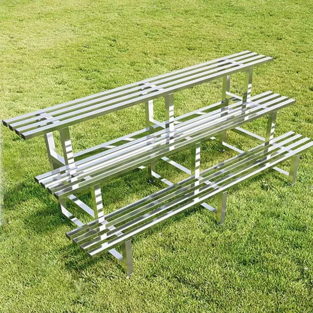 【poko】福利新品 150cm不鏽鋼三層花架(陽臺花架 花盆架 階梯式戶外盆栽架 防鏽防腐 多肉植物架)