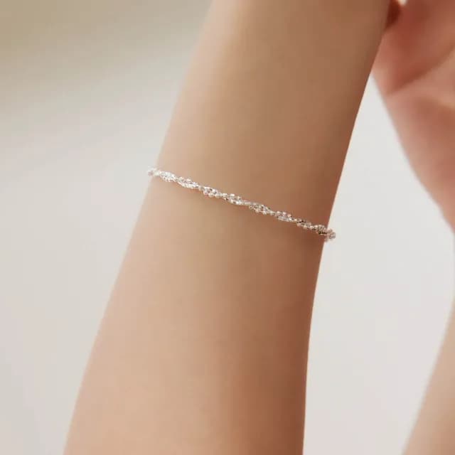 【vacanza】波光粼粼・純銀手鍊