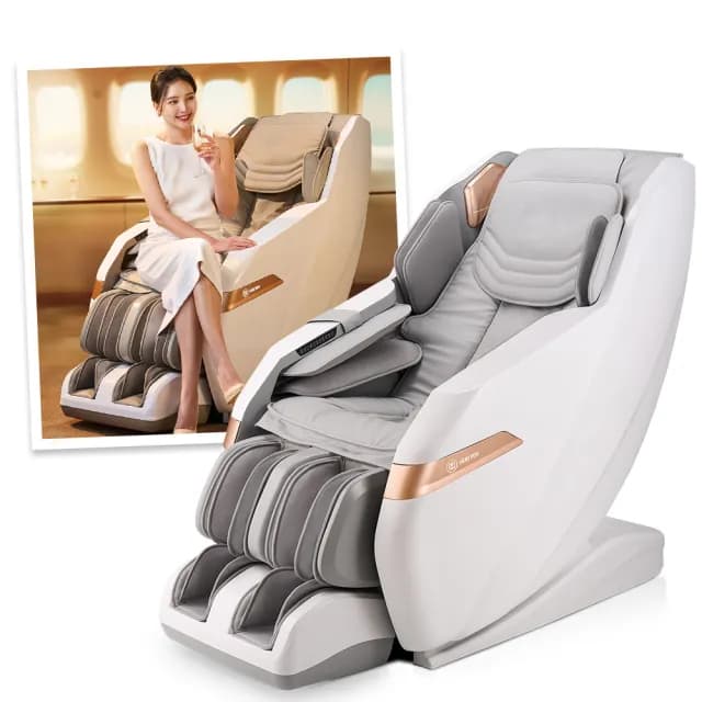 【輝葉】頭等艙手感包覆追夢椅 按摩椅 雙11(AI身形偵測/腳底按摩 HY-5018)