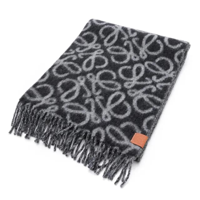 【LOEWE 羅威】精選暢銷羊毛/羊駝毛混紡圍巾(多款任選)