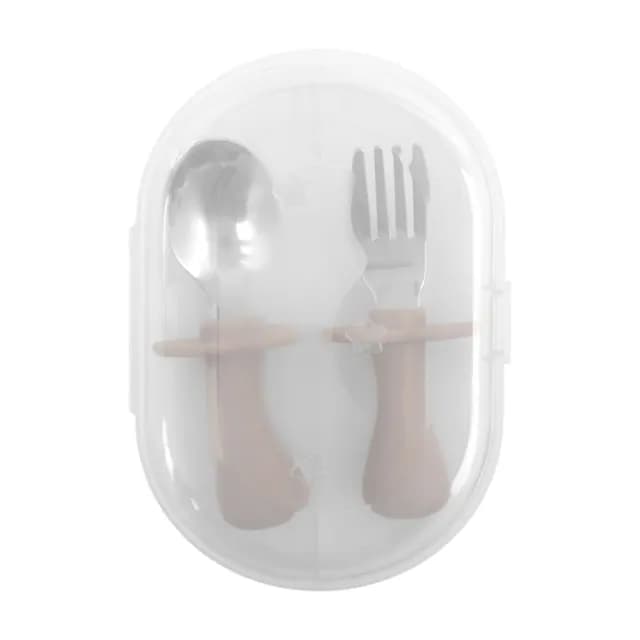 【TRENi Mini】安全學習不鏽鋼叉匙組(兒童餐具)