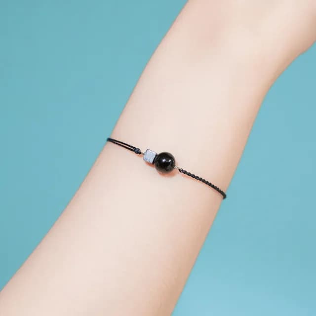 【vacanza】祈願｜銀曜．水晶純銀手鍊｜避邪、防小人